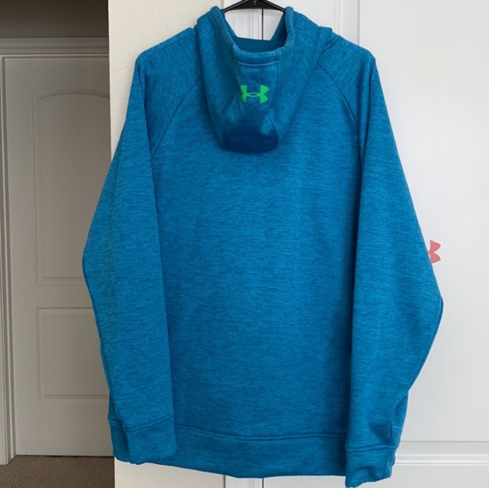 Men's Blue Under Armour Hoodie size XL - Picture 6 of 7